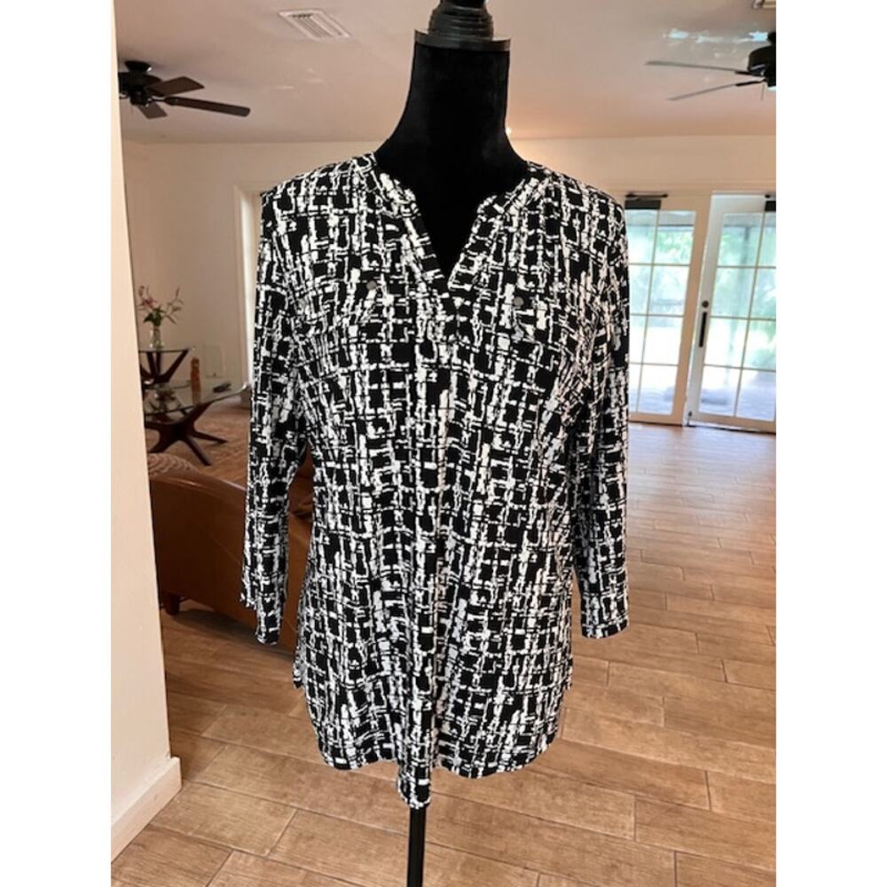 Jones New York Signature blouse size L